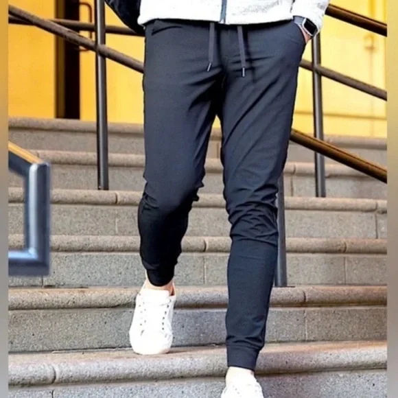 Birddogs Boom For Your Broomstick Joggers Pants Mens Size S Navy lined Stretch - Picture 1 of 16